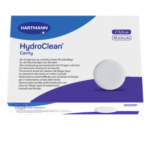 Повязка гидроактивная HydroClean cavity, диаметр 5.5 см,10 шт